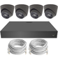 4MP AI HUMAN/VEHICLE DETECTION 4 CAMERA IP CCTV KIT