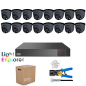 4MP AI Dual Light 16 CAMERA IP CCTV KIT