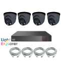 4MP AI Dual Light 4 CAMERA IP CCTV KIT