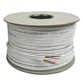 100m Mini White RG59 Coax With Power Cores Suitable For All Hi Definition Installations