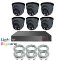 6MP AI DUAL LIGHT 6 CAMERA IP CCTV KIT