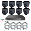 4MP AI Dual Light 8 CAMERA IP CCTV KIT