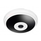 6MP 360 Degrees Panoramic Fisheye Lens in White. H.265 Compression