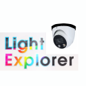 4MP AI Duel Light IP Ball Dome Camera Fixed 2.8mm Lens White
