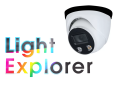 4MP AI Duel Light IP Ball Dome Camera Motorised 2.8-12mm Lens White