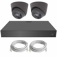 4MP AI HUMAN/VEHICLE DETECTION 2 OR 3 CAMERA IP CCTV KIT